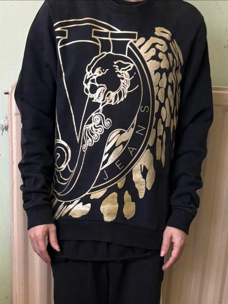 Sweat versace, Ophalen of Verzenden, Zo goed als nieuw, Maat 46 (S) of kleiner, Zwart