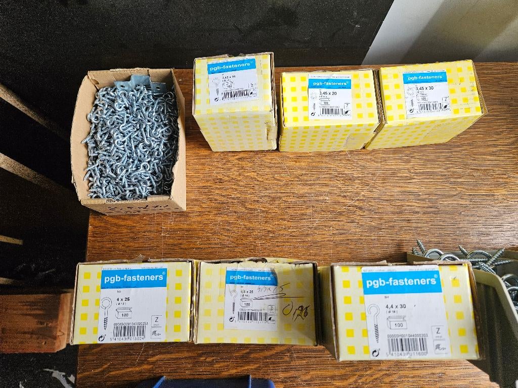 Diverse Ooghaken NIEUW, Bricolage & Construction, Quincaillerie & Fixations, Enlèvement, Neuf, 50 à 100 mm, Autres types