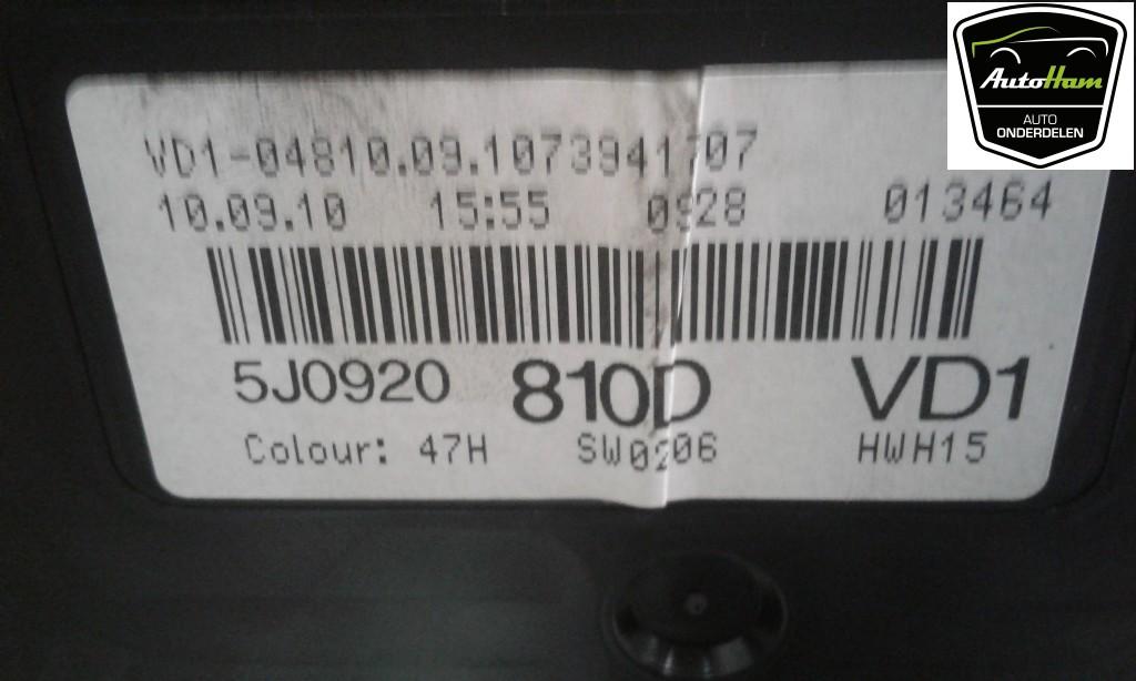 INSTRUMENTS DE BORD Skoda Fabia II Combi (01-2007/12-2015), Utilisé, Skoda