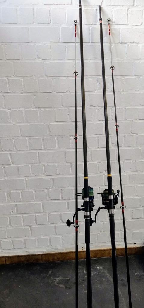 Full Carbon handgemaakt strand hengels 4 M met Penn molens., Ophalen