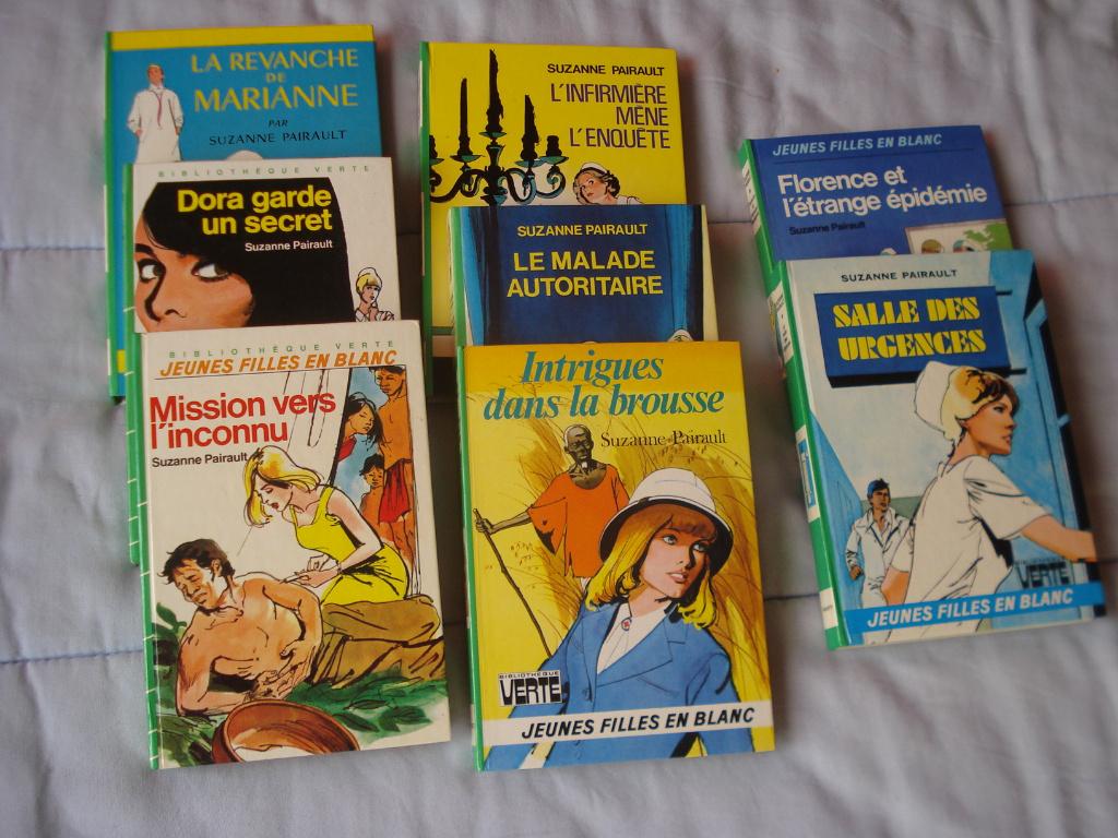 bibliotheque verte: jeunes filles en blanc, Enlèvement ou Envoi, Utilisé, Fiction