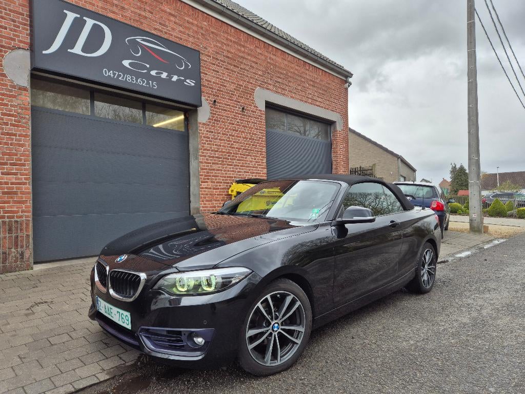 BMW 218i Sportline Cabriolet, Autos, Cruise Control, Euro 6, Entreprise, Cabriolet