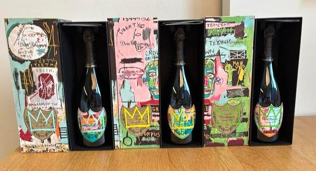 Dom Perignon Vintage 2015 Tribute To Jean-michel Basquiat, Neuf, Champagne, Enlèvement, France