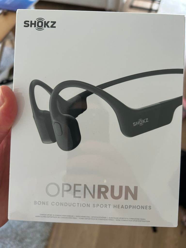 Shokz OpenRun, Audio, Tv en Foto, Hoofdtelefoons, Ophalen of Verzenden, Zo goed als nieuw