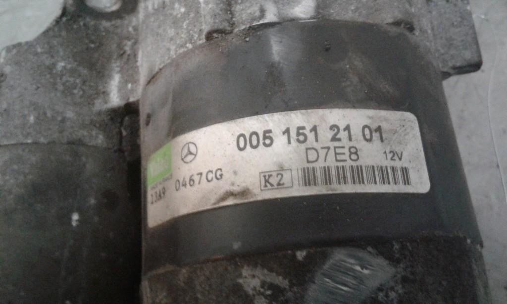STARTMOTOR Mercedes-Benz A (W168) (|0051512101|), Auto-onderdelen, Dhr. J. Ham, Gebruikt, Mercedes-Benz, Administratie@autoham.nl