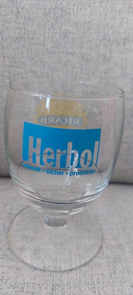Verre ricard herbol, Collections, Marques & Objets publicitaires, Enlèvement ou Envoi