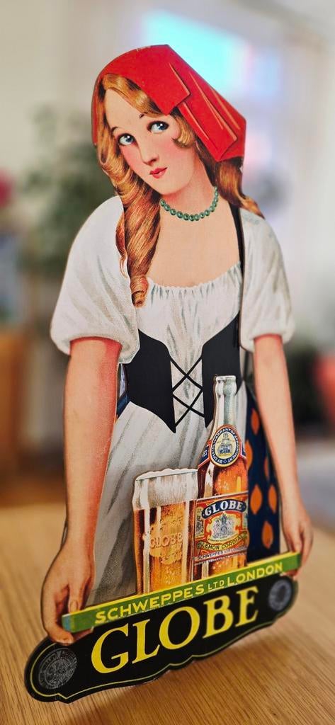 Schweppes Ltd London 1920 carton publicitaire, Collections, Enlèvement ou Envoi, Utilisé, Panneau publicitaire