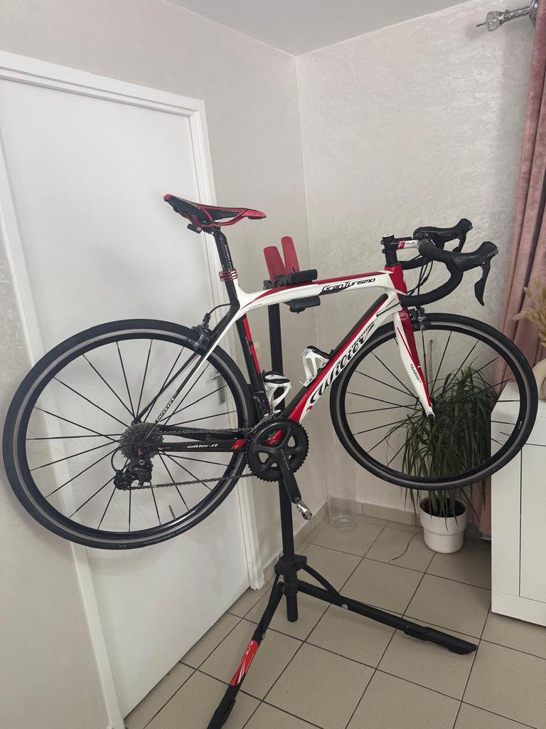 Velo de course triestina wilièr, Vélos & Vélomoteurs, Vélos | Vélos de course, Enlèvement, Comme neuf, Carbone