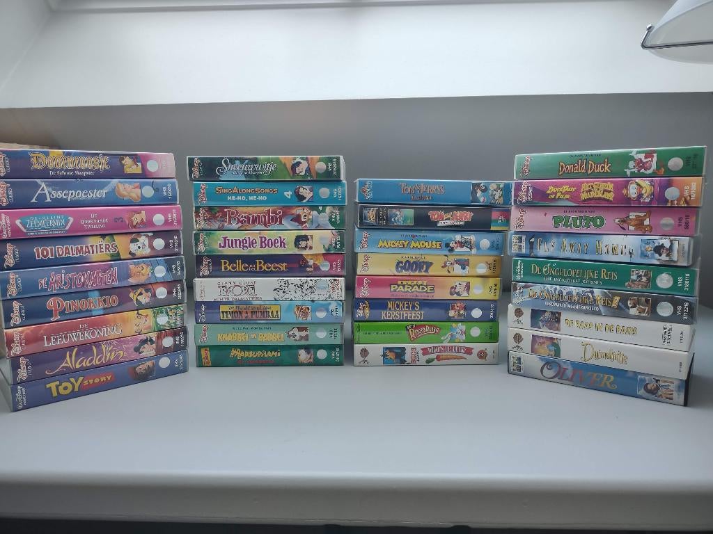 35st VHS videofilms Disney - NL taal, CD & DVD, VHS | Film, Tous les âges, Enlèvement ou Envoi, Utilisé, En néerlandais