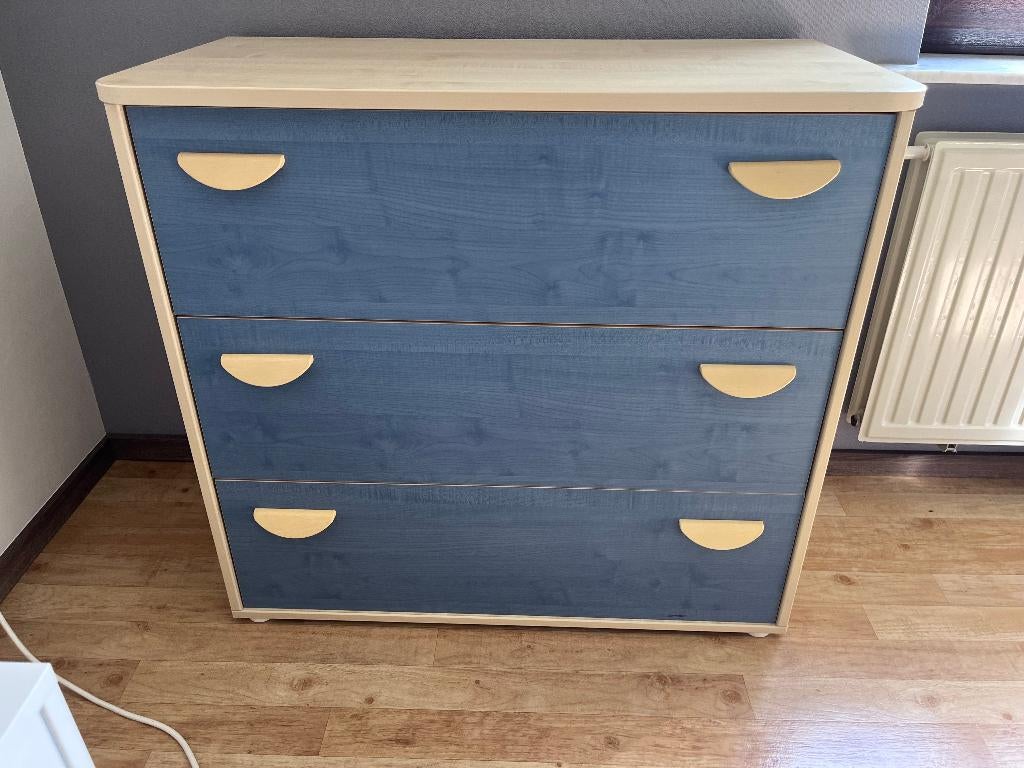 Ladekast met nachtkastje (set), Ophalen, 50 tot 100 cm, Zo goed als nieuw, 3 of 4 laden