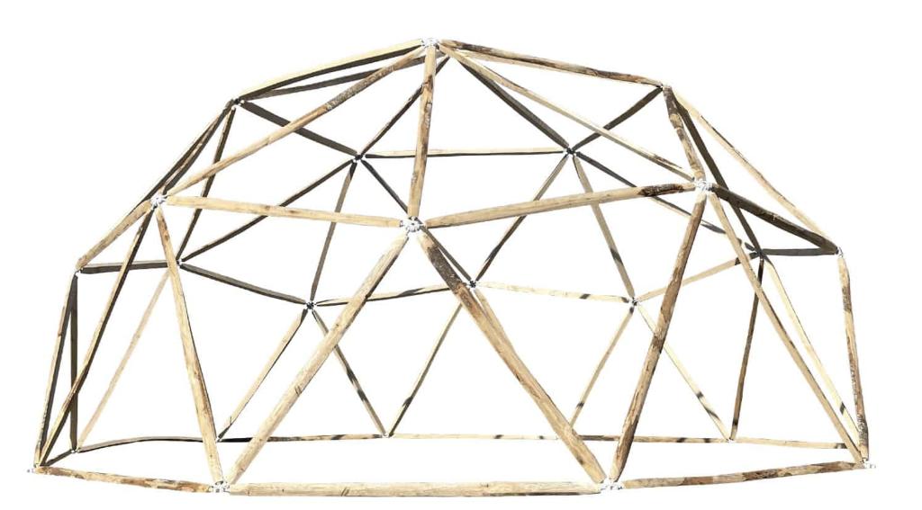 Geodome iglo uit hout van merk Hubs, Ophalen, Zo goed als nieuw, Hout