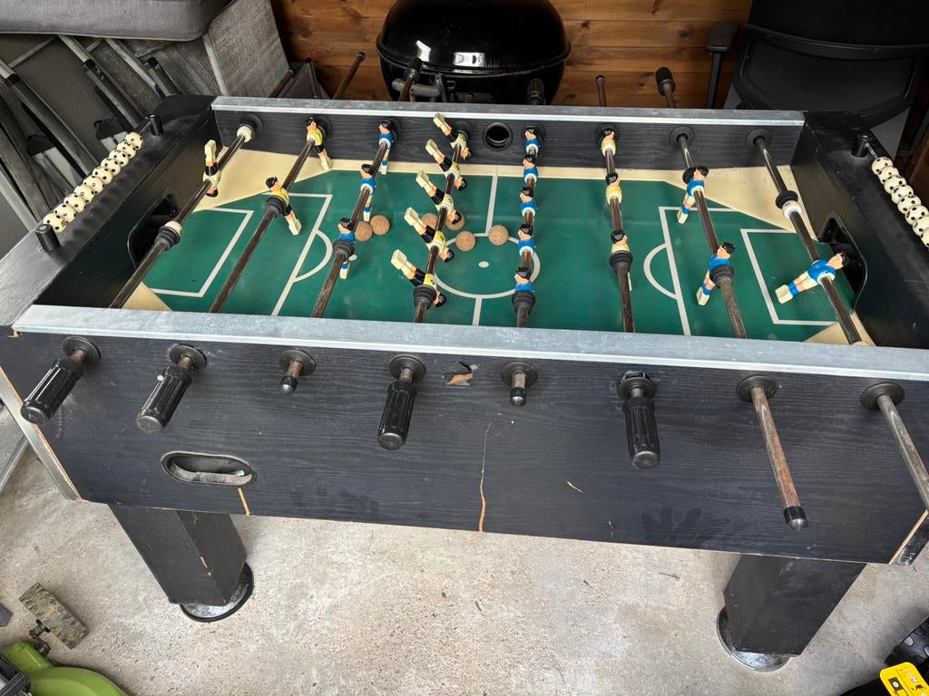 Tafel voetbal, Ophalen, Zo goed als nieuw