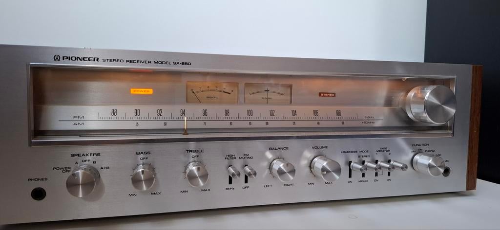 Amplificateur stéréo/récepteur FM Pioneer SX 650, Enlèvement ou Envoi, Stéréo, Pioneer