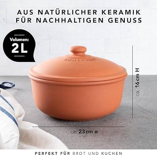 Moule à pain en terre cuite | 1,5 L | LIVRAISON GRATUITE, Maison & Meubles, Neuf, -, Autres types, Autres matériaux