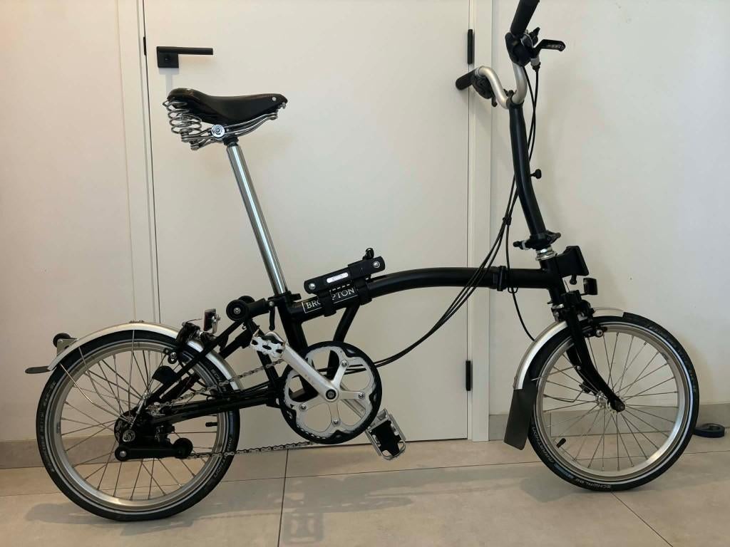 VÉLO PLIANT BROMPTON NOIR - prix paquet complet, Vélos & Vélomoteurs, Vélos | Vélos pliables, Comme neuf, Brompton, Totalement pliable