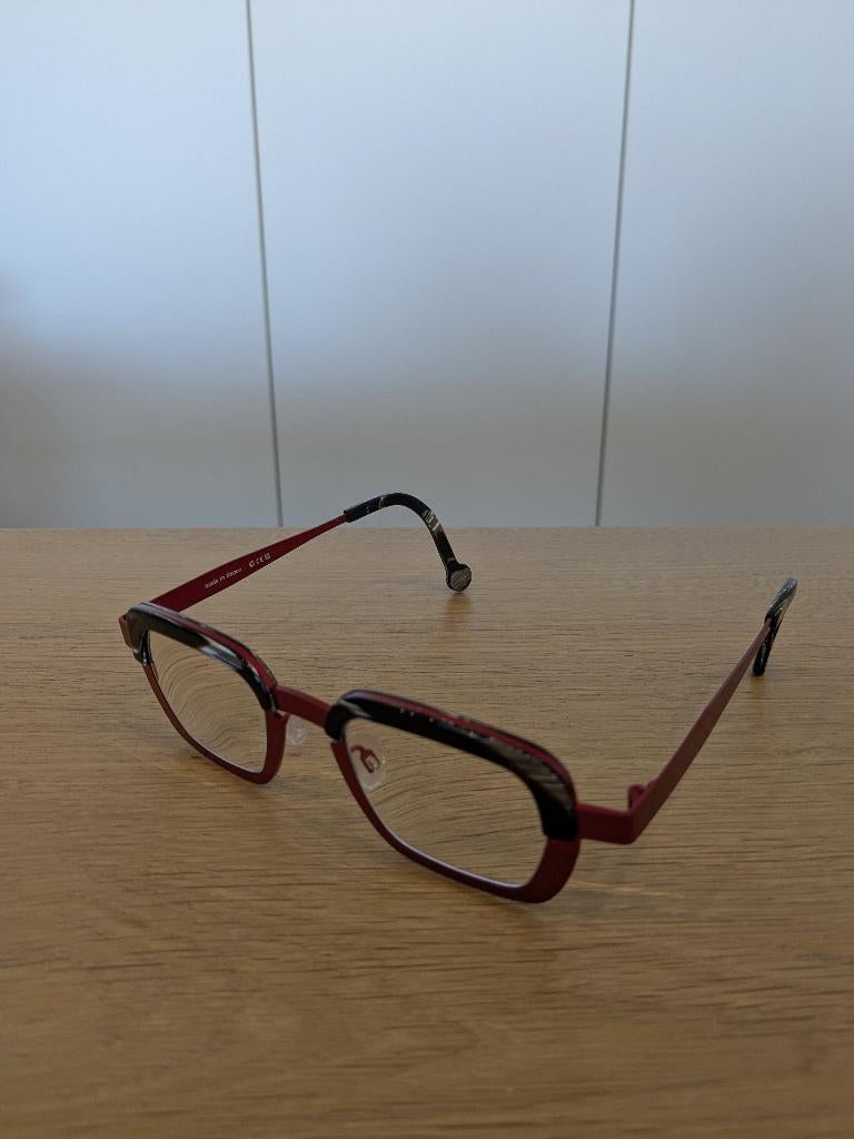 Bril Parachute by Theo, Zo goed als nieuw, Rood, Bril, Ophalen