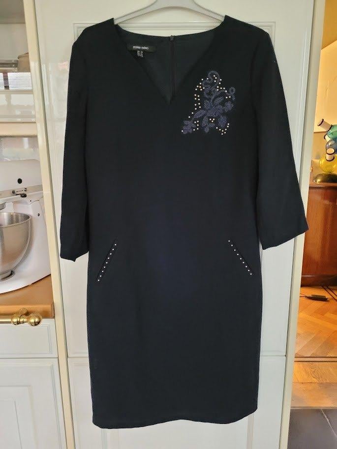 blauw kleed Marie Mero 38, Maat 38/40 (M), Marie Mero, Blauw, Ophalen of Verzenden