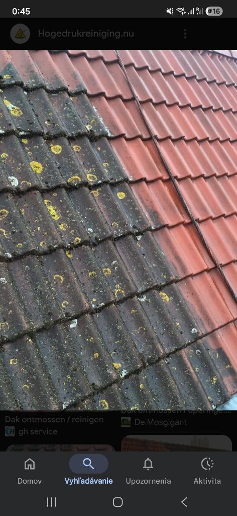 Reinigen van dak gevels terras....0485 915 267, Ophalen