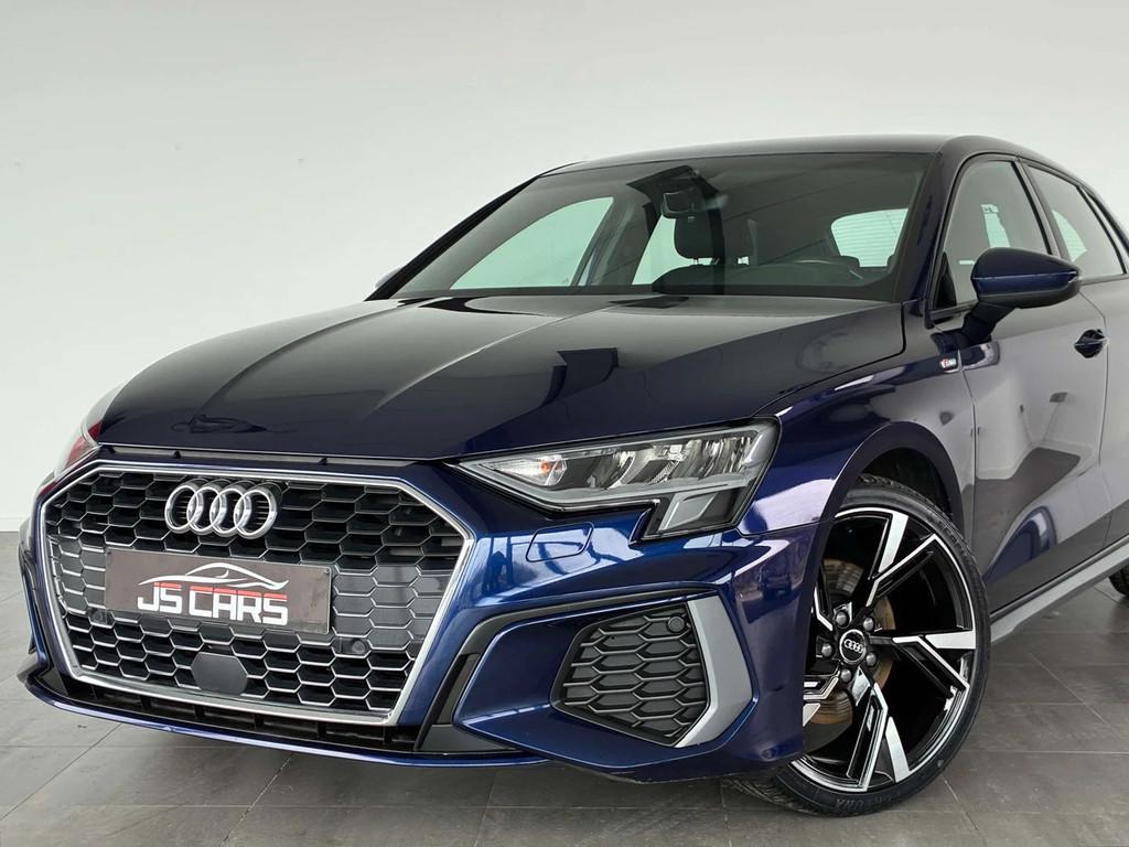 Audi A3 Sportback 2.0TDi S-LINE-1ERPRO-COCKPIT-CARPLAY-PDC, Autos, Achat, Euro 6, Entreprise, Noir