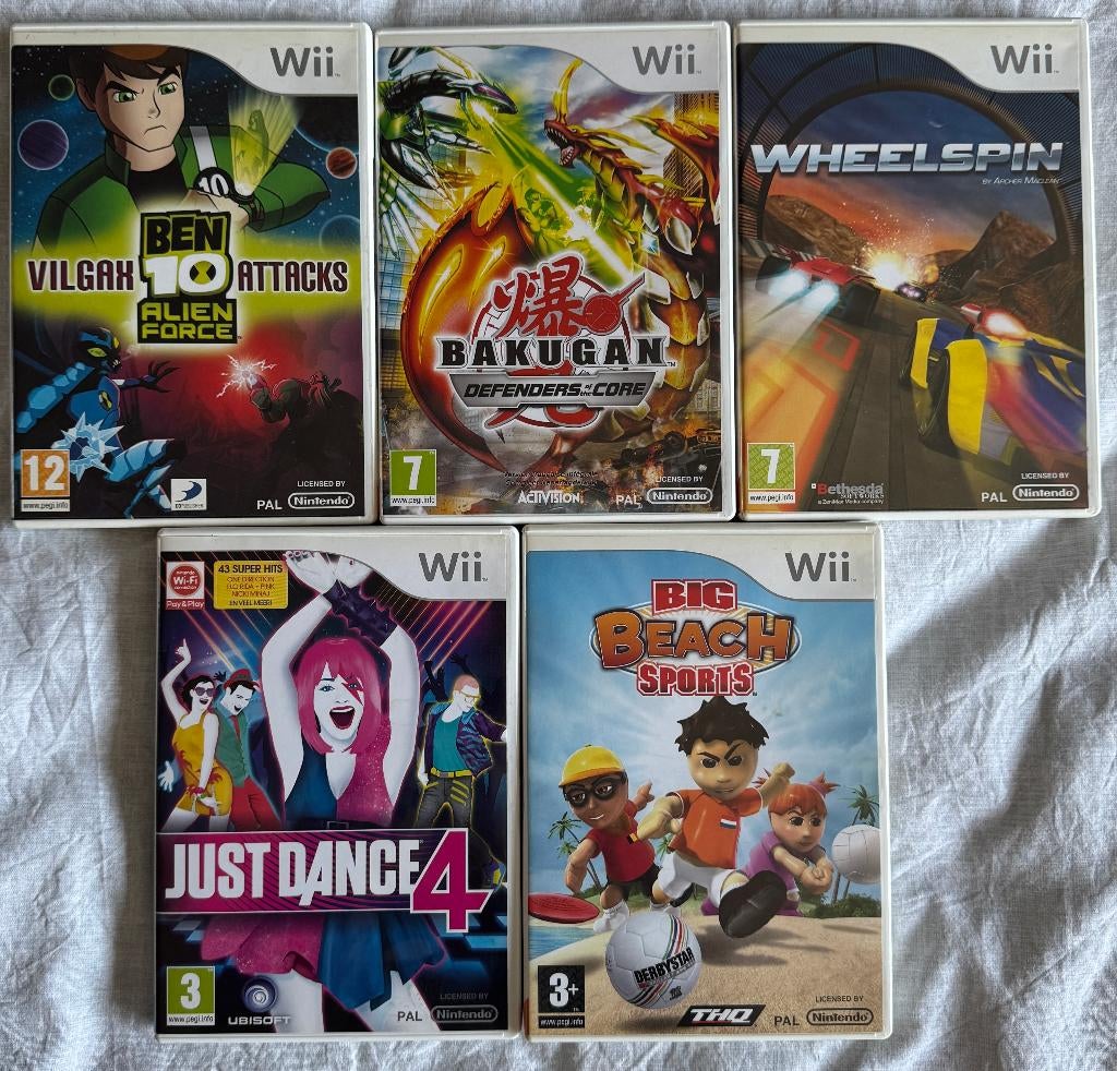 Nintendo Wii Games [LOT], Games en Spelcomputers, Games | Nintendo Wii, Gebruikt, Overige genres, 1 speler, Eén computer