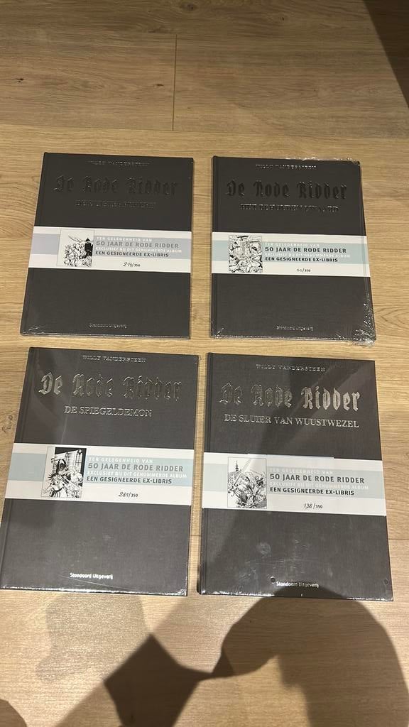 Vandersteen Rode Ridder set 50j geseald genummerd gesigneerd, Ophalen of Verzenden, Nieuw