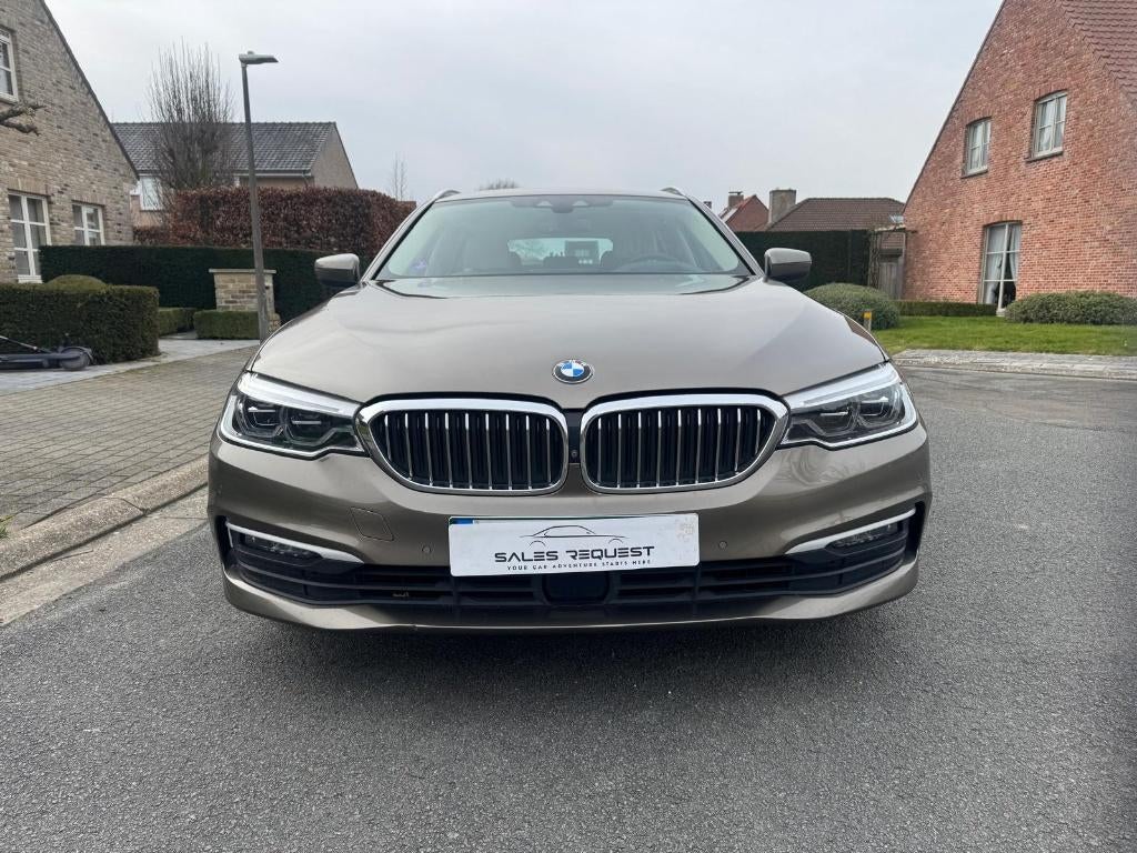 BMW 530i, Autos, Cuir, Entreprise, Beige, 5 portes