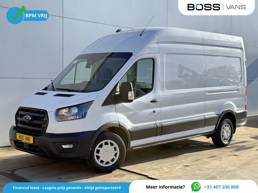Ford Transit 350 2.0 TDCI 170PK L3H3 Airco Cruise Control Pa, Stof, 4 cilinders, Wit, Bedrijf