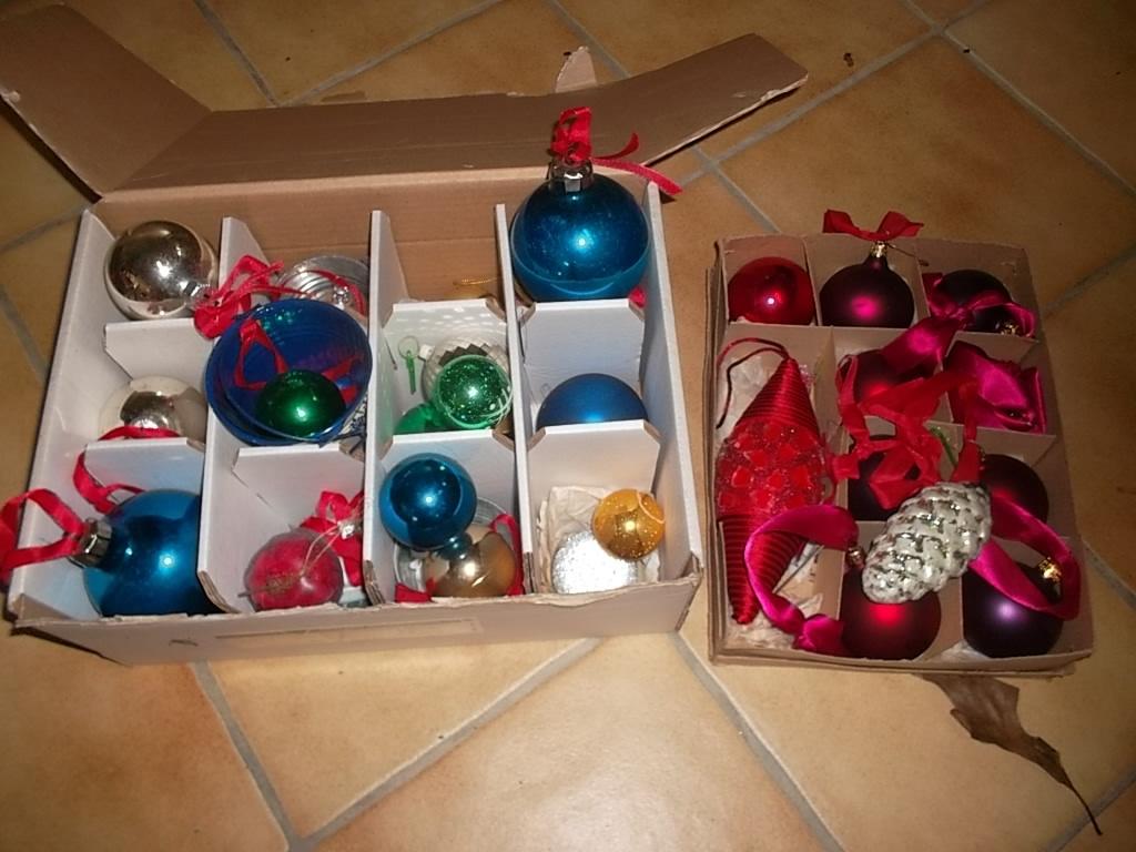 kerstballen oud, Ophalen