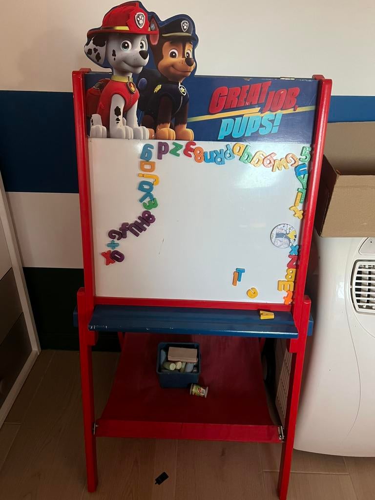 Paw patrol krijt/magneetbord, Ophalen, Zo goed als nieuw