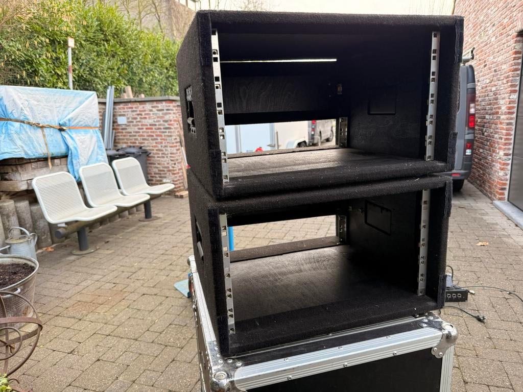 2x soft flightcase / rack case 6U, Muziek en Instrumenten, Ophalen