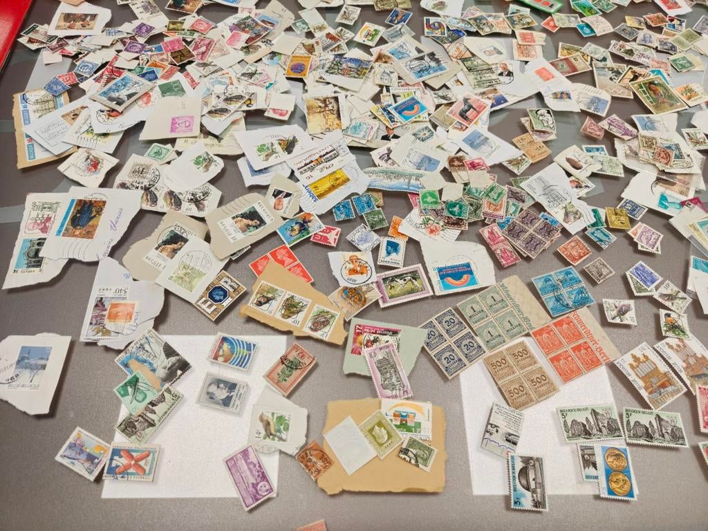 Set wereldstempels en documentatie., Ophalen