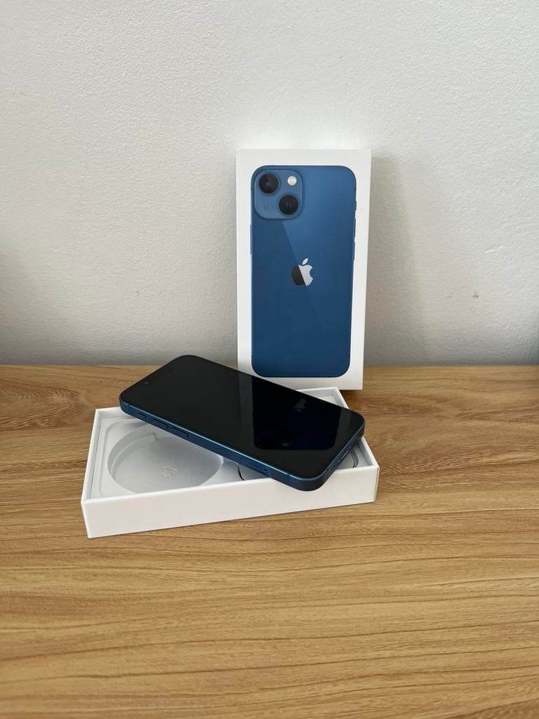 iPhone 13 mini 128 GB, Telecommunicatie, Mobiele telefoons | Apple iPhone, Ophalen, 83 %, 128 GB, Blauw