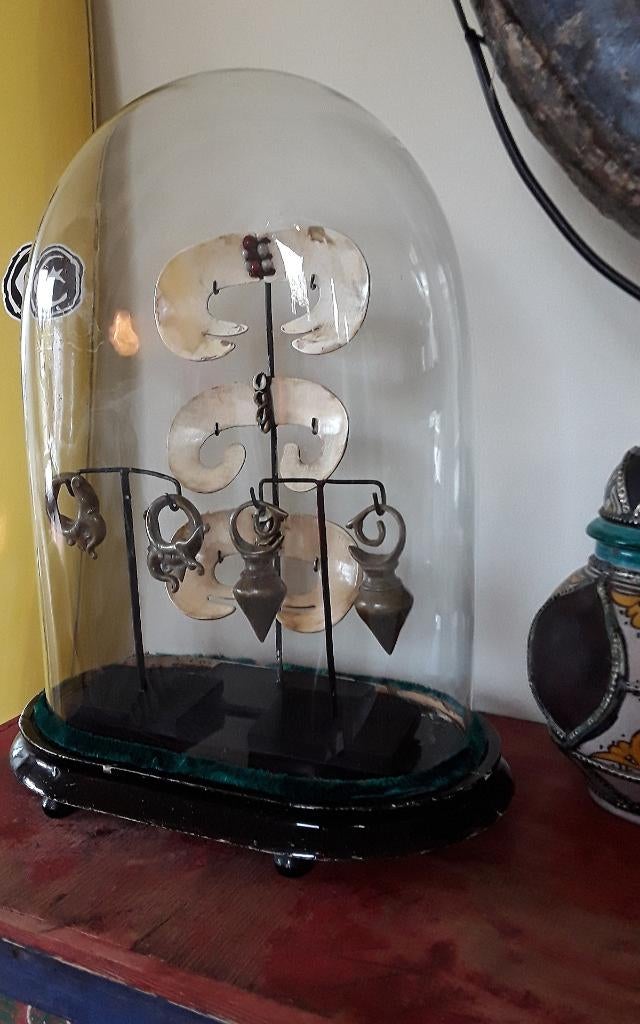 ETNISCHE attributen tribal stolp  DAYAK/ASMAT, Antiek en Kunst, Kunst | Niet-Westerse kunst, Ophalen