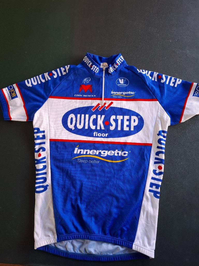 koerstruitje wielertrui quickstep innergetic Vermarc, Fietsen en Brommers, S, Gebruikt, Ophalen of Verzenden, Vermarc