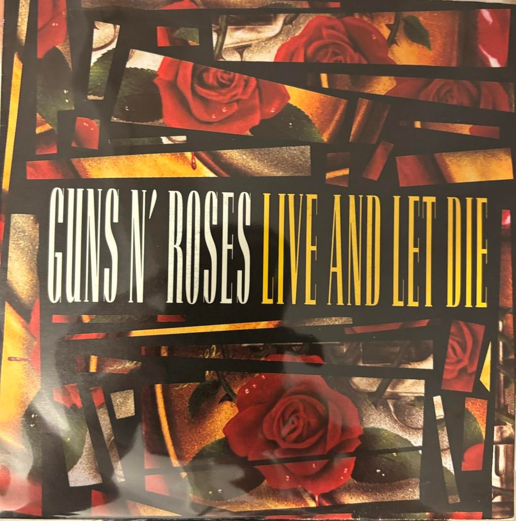 Guns ‘n’ Roses - Live and let die - Live and let die 1991, Enlèvement ou Envoi, Single, Comme neuf, 7 pouces