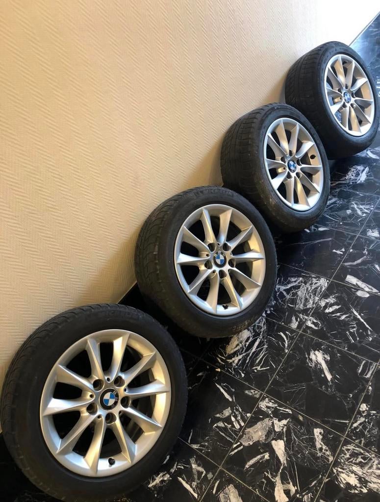 Jantes BMW originales 16” + pneus Michelin, Enlèvement, 16 pouces, Pneu(s)