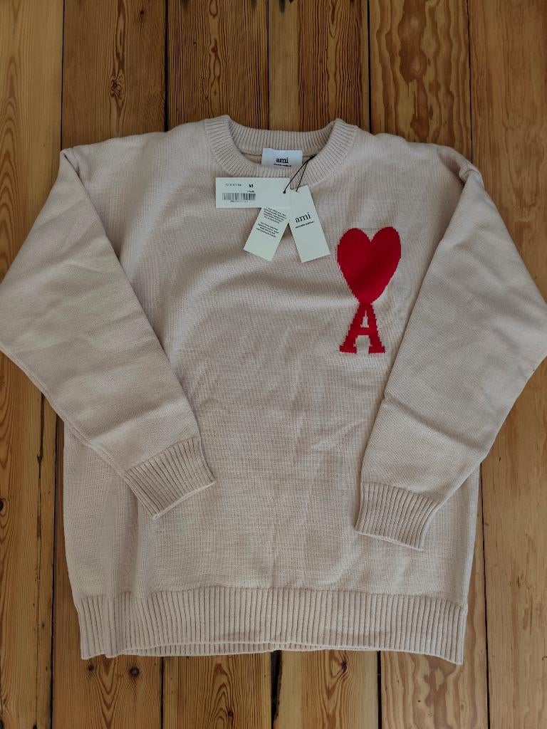 Sweat pull AMI PARIS beige taille M, Neuf, Enlèvement ou Envoi, Beige, Ami