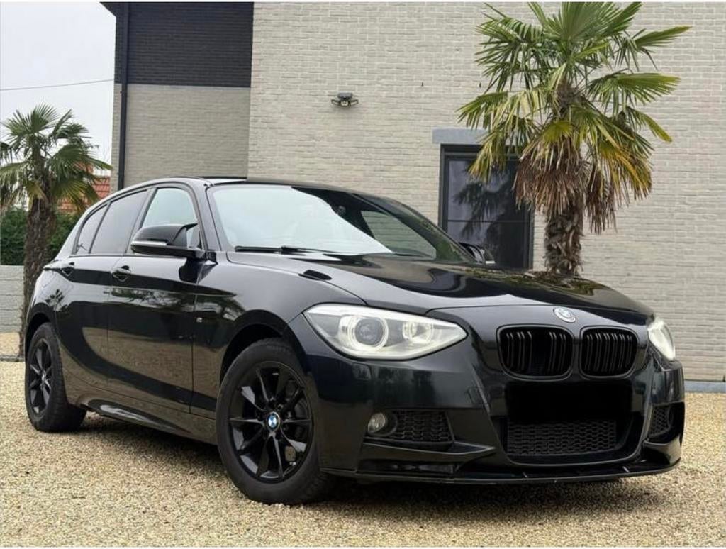 BMW 118i Pack M Automatique 2014 108 000km, Euro 5, Achat, Alcantara, Noir