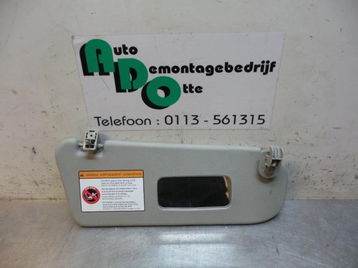 Zonneklep van een Chevrolet Kalos, Auto-onderdelen, Interieur en Bekleding, Gebruikt, -, Ophalen of Verzenden, -