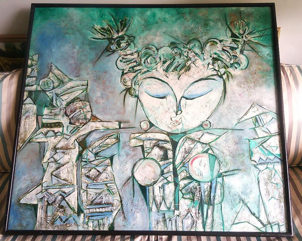 BIG - Figure en composition 1990 - Gianto - Indonésien, Antiquités & Art, Enlèvement