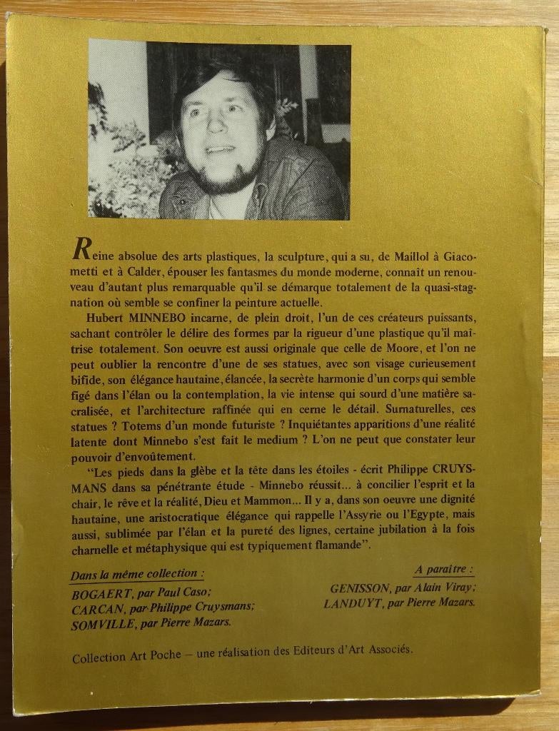 Hubert Minnebo 1982, monographie par Philippe Cruysmans,, Gelezen, Beeldhouwkunst, Ophalen of Verzenden, Philippe Cruysmans
