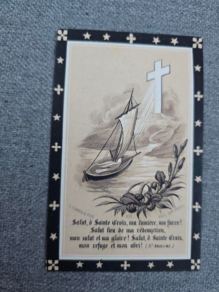 Doodsprentje 1886 , Schaarbeek, Ophalen of Verzenden, Bidprentje