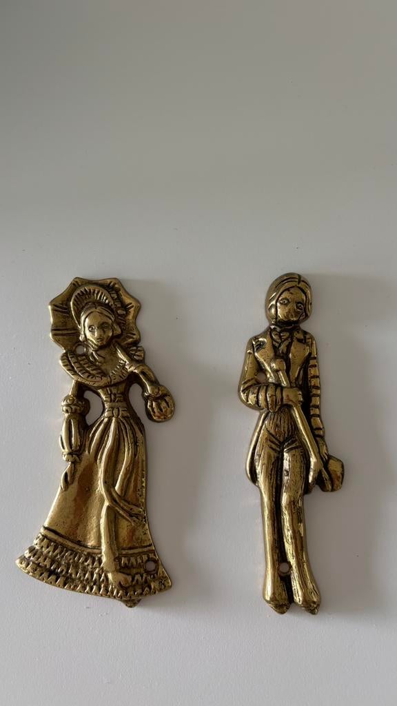 Panneaux de toilette vintage (homme et femme), Maison & Meubles, Enlèvement, Utilisé