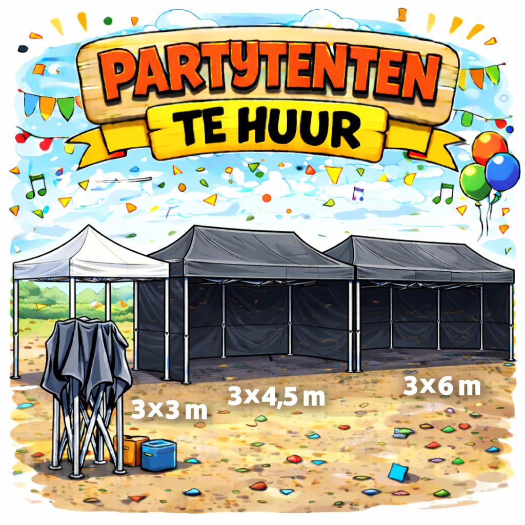 Partytenten te huur, Ophalen