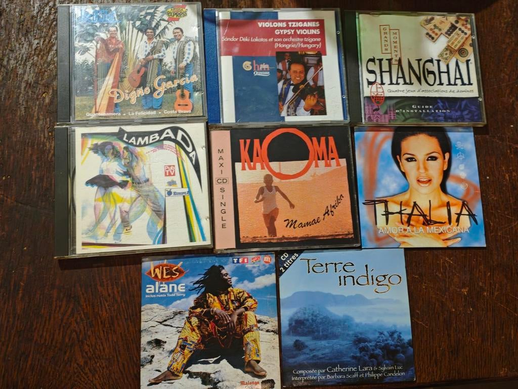 Lot van 8 Wereldmuziek cd's, Cd's en Dvd's, Ophalen of Verzenden, Zo goed als nieuw, Overige soorten