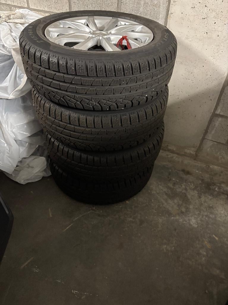 Perfecte staat Winterbanden met velgen, Ophalen, Banden en Velgen, 17 inch, Winterbanden