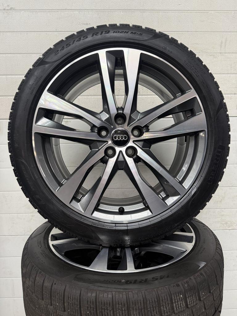 19’’ AUDI A6 S6 VELGEN+WINTERBANDEN ORIGINEEL AUDI SPORT, Auto-onderdelen, Banden en Velgen, Banden en Velgen, Winterbanden, 19 inch