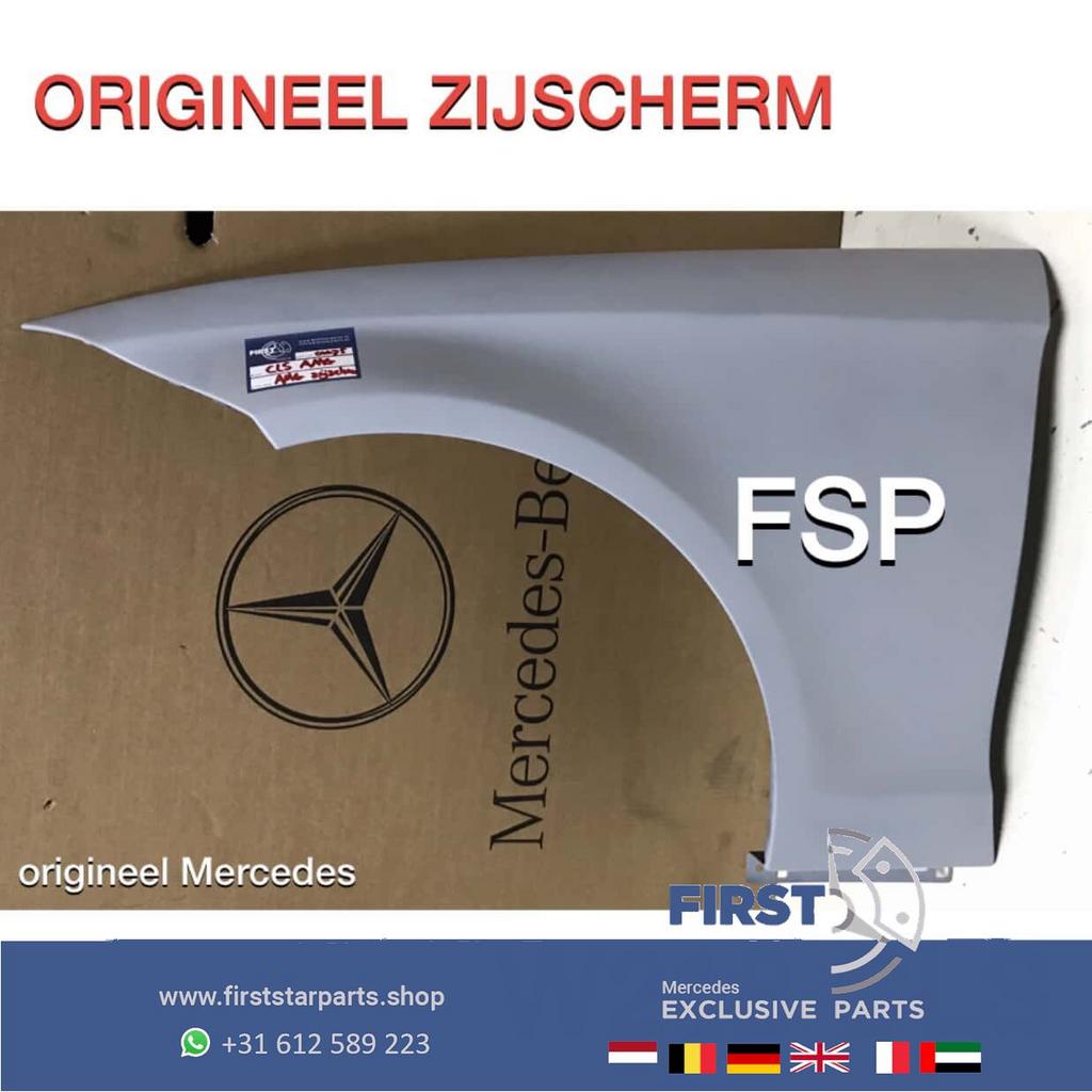C218 W218 CLS VOORSCHERM LINKS SCHERM Mercedes ZIJSCHERM 201, Garde-boue, Utilisé, -, Gauche