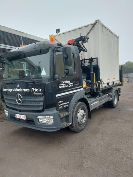 location camion grue, Enlèvement