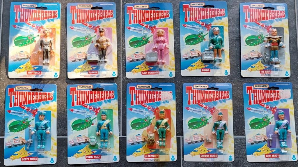 Thunderbirds Matchbox (nog 9 stuks over), Verzamelen, Speelgoed, Ophalen of Verzenden, Nieuw